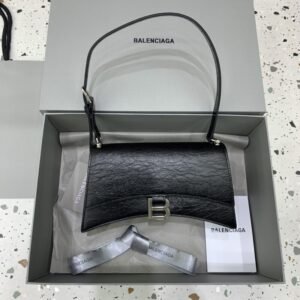 Replica Balenciaga Crush Small Black Silver