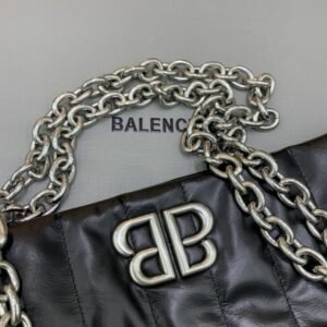 Alternative view of Replica Balenciaga Monaco Black Silver