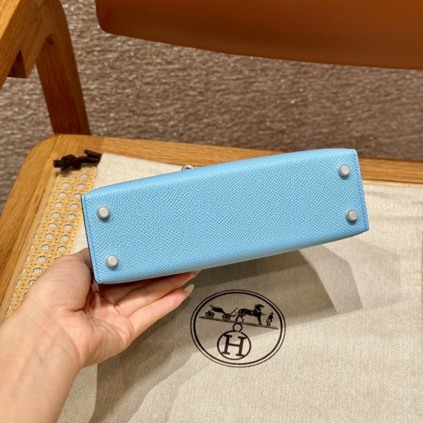 Fake Hermès Kelly Celeste Epsom - Image 8