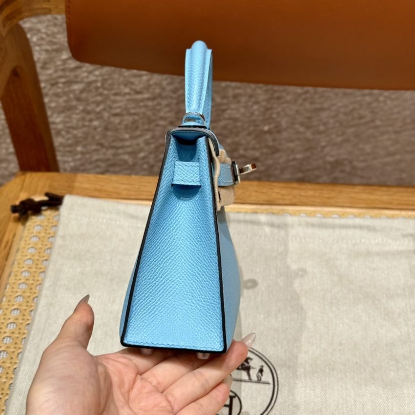 Fake Hermès Kelly Celeste Epsom - Image 9
