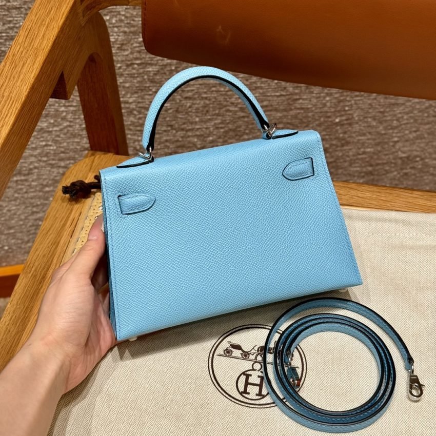 Fake Hermès Kelly Celeste Epsom - Image 10