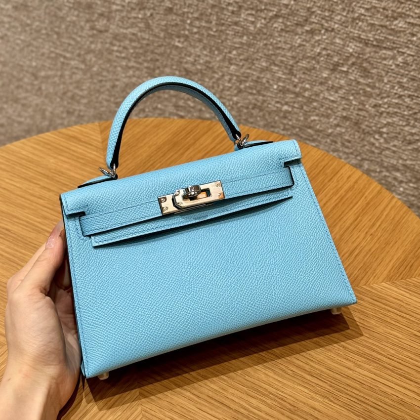 Fake Hermès Kelly Celeste Epsom - Image 15