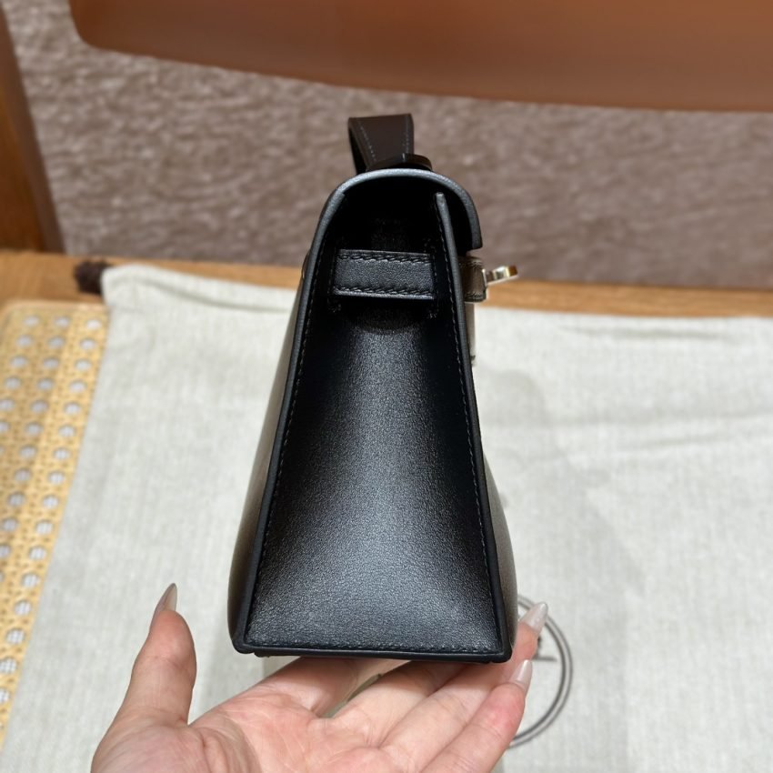 Replica Hermès Kelly Pochette Swift Black - Image 3