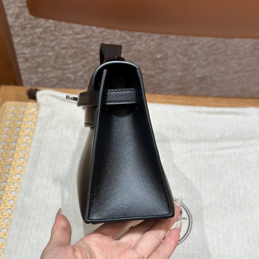 Replica Hermès Kelly Pochette Swift Black - Image 4