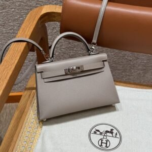 Fake Hermès Kelly Gris Asphalte