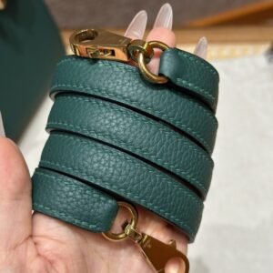 Alternative view of Replica Hermès Kelly Malachite Togo