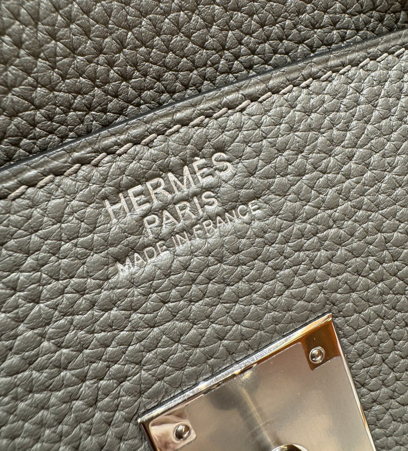 Fake Hermès Birkin Epsom Gris Mryer Togo - Image 4