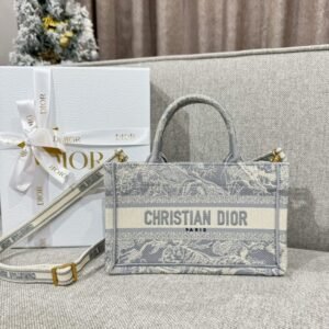 Alternative view of Fake Dior Tote Book Mini Grey Tiger
