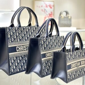Fake Dior Tote Book Cd Canvas&Leather