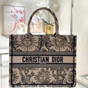 Replica Dior Tote Book Sun God Brown