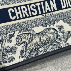 Alternative view of Fake Dior Tote Book White Tiger Leather