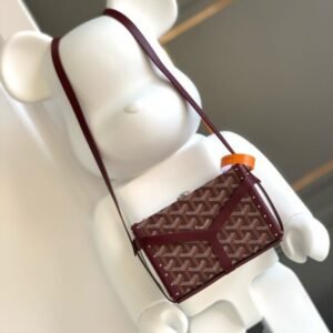 Replica Goyard Minaudière Trunk Bag Bordeaux