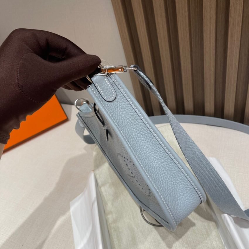Fake Hermès Evelyne II Tpm Linen Blue - Image 3