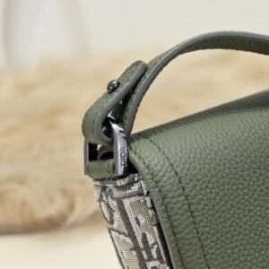 Alternative view of Fake Dior Saddle Messenger Bag Khaki