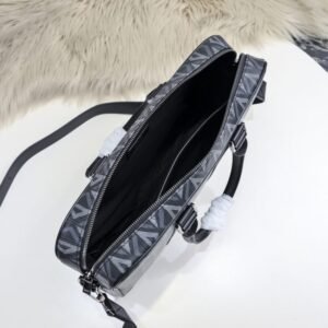 Alternative view of Replica Dior Zipped Briefcase Grey