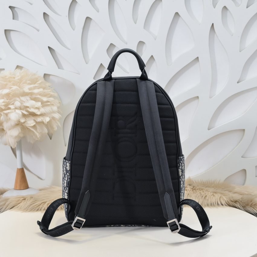 Fake Dior Saddle Zip Backpack - Image 5