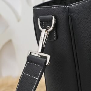 Alternative view of Fake Dior Saddle Shopping Tote Black