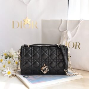 Fake My Dior Top Handle Bag Black