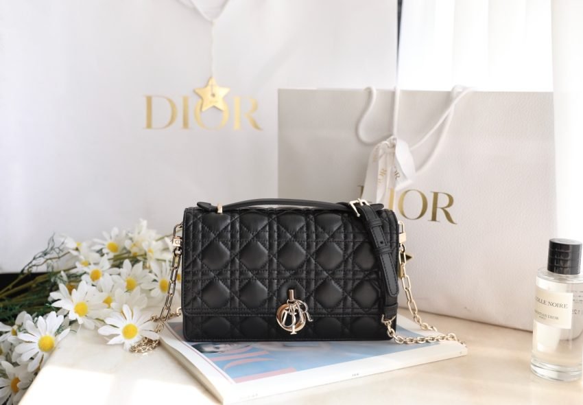 Fake My Dior Top Handle Bag Black
