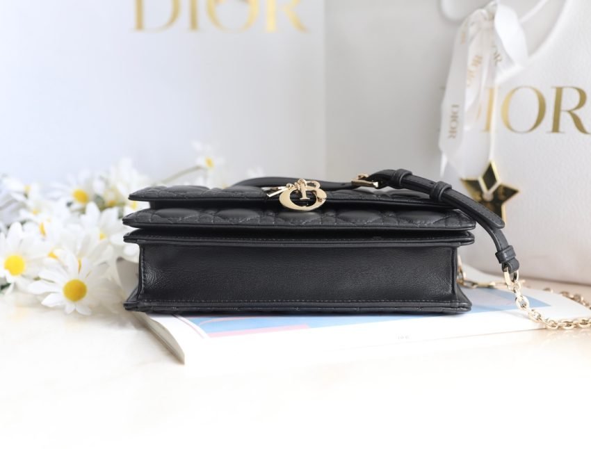 Fake My Dior Top Handle Bag Black - Image 5