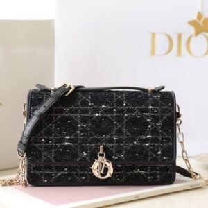 Alternative view of Replica My Dior Top Handle Bag Black Canvas