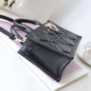 Alternative view of Fake Dior Tote Book Mini Black