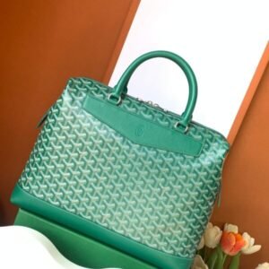 Fake Goyard Cisalpin Document Case Green