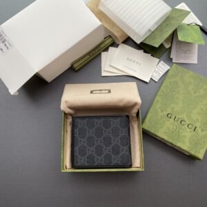 Alternative view of Fake Gucci Interlocking Wallet Black