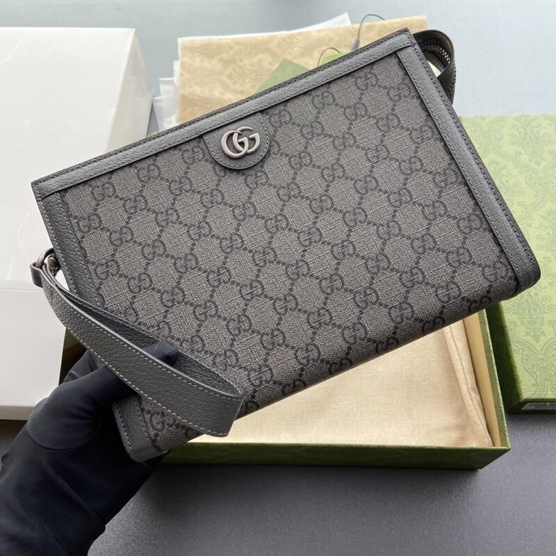 Replica Gucci G Ophidia Clutch Grey - Image 7