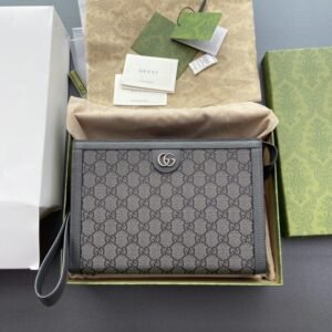 Replica Gucci G Ophidia Clutch Grey