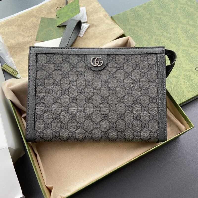 Replica Gucci G Ophidia Clutch Grey - Image 10