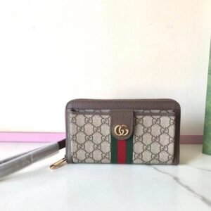 Fake Gucci Ophidia GG Wallet Beige