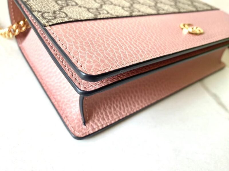 Replica Gucci GG Marmont Chain Bag Pink - Image 5