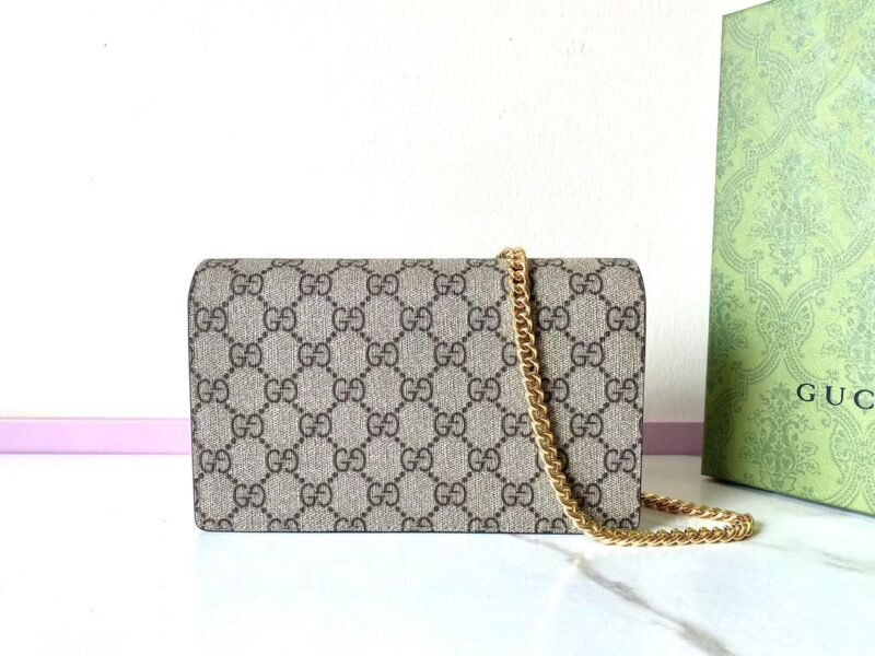 Replica Gucci GG Marmont Chain Bag Pink - Image 3