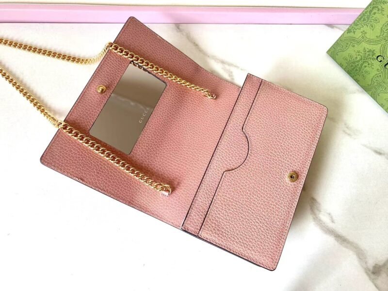 Replica Gucci GG Marmont Chain Bag Pink - Image 2