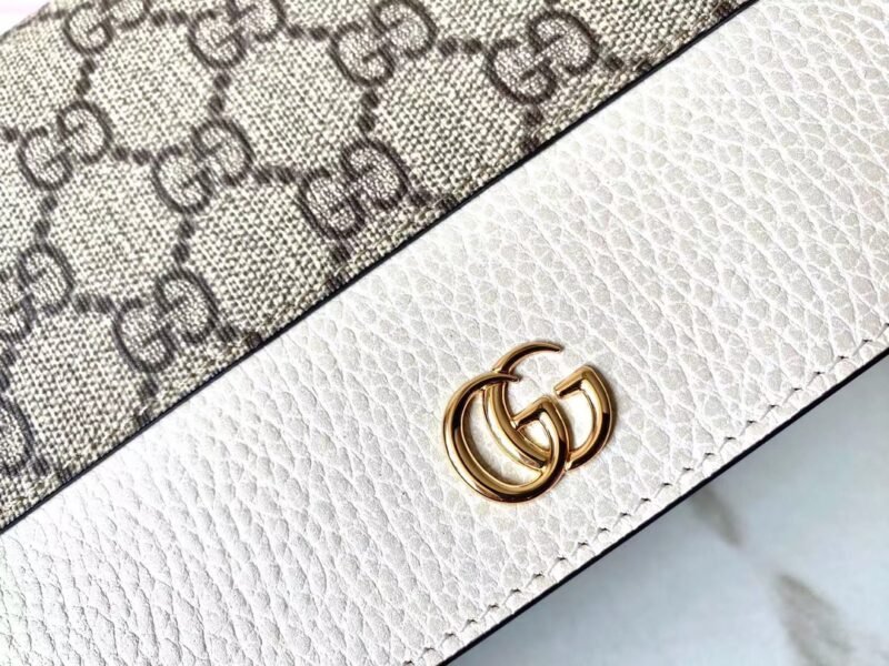 Replica Gucci GG Marmont Chain Bag White - Image 7