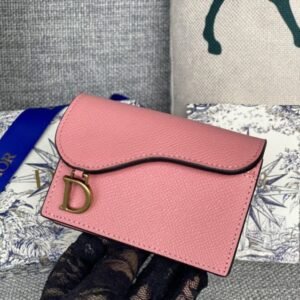 Alternative view of Fake Dior Saddle Flap Card Holder