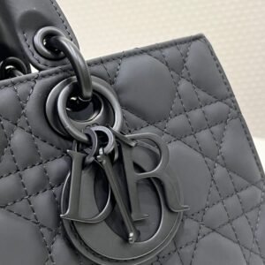 Alternative view of Fake Dior Lady D – Joy Large Bag Black Matte