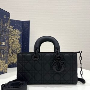 Fake Dior Lady D – Joy Large Bag Black Matte