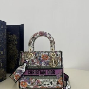 Replica Lady Dior D – Lite Purple Flowers