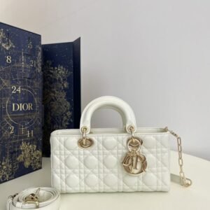Fake Dior Lady D – Joy Large Bag White