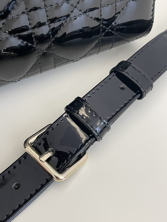 Replica Lady Dior Mini Black Patent - Image 6