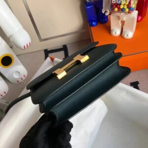 Alternative view of Replica Hermès Constance 18Cm Dark Green