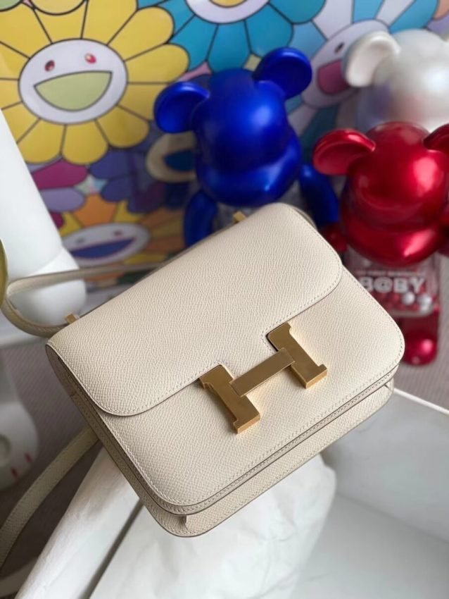 Fake Hermès Constance 18Cm White - Image 4