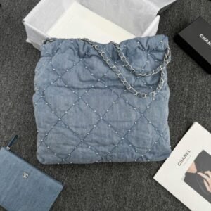 Alternative view of CHANEL 22 Medium Handbag Denim