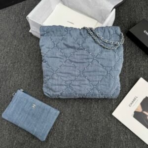 Alternative view of CHANEL 22 Small Handbag Denim