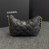 CHANEL 24p Dumpling Bag Black