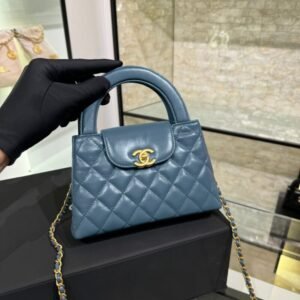 CHANEL 23k Kelly Grey-Blue