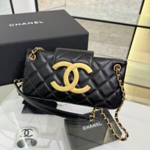 CHANEL 24c Baguette Bag Black