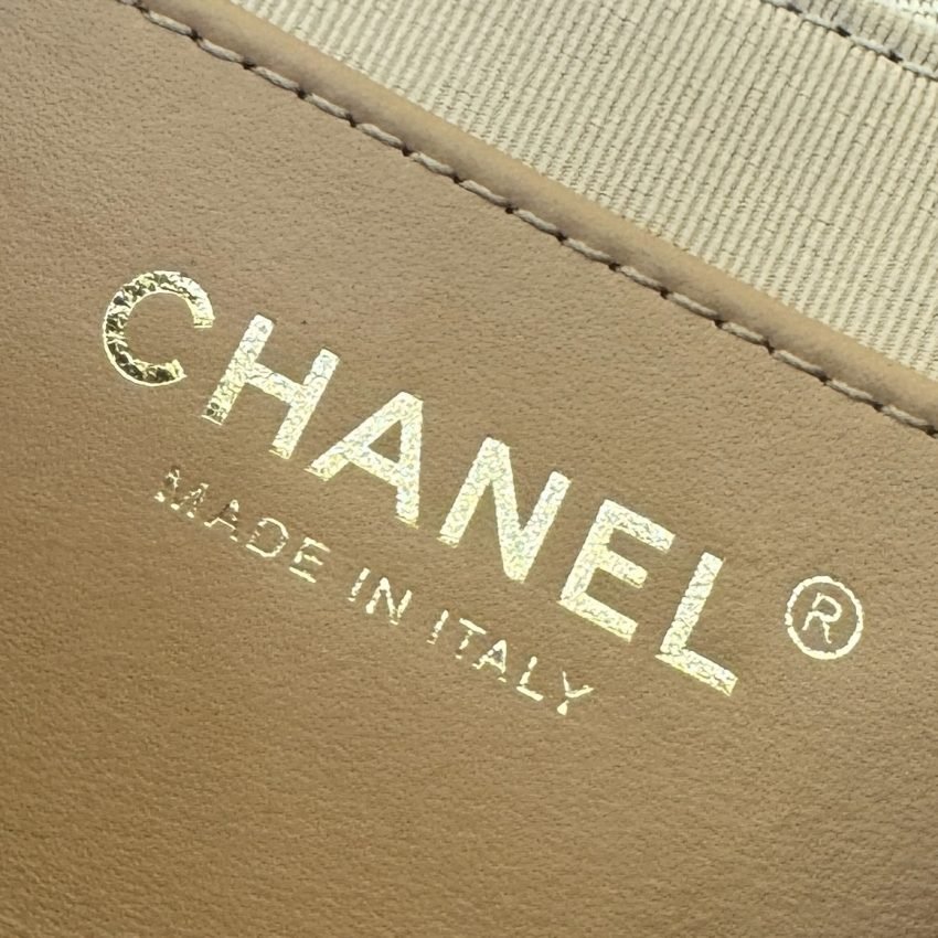 CHANEL 19 Mini Flap Caramel Bag - Image 11